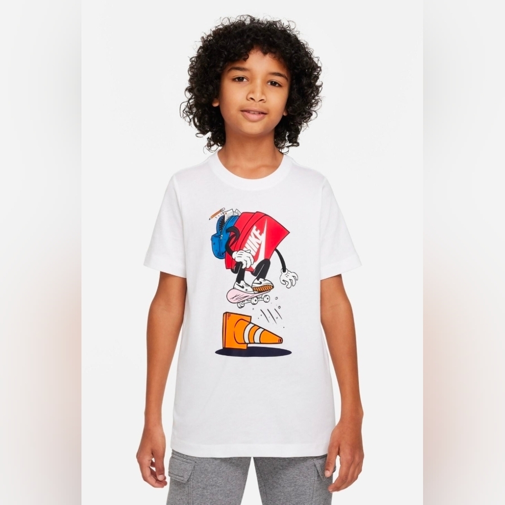 Nike Kids Graphic Tee - Red, Blue, Black, White